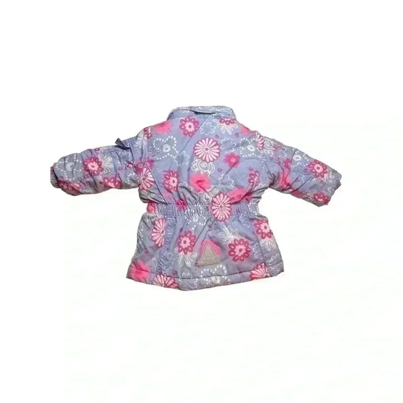 L.L. BEAN GIRLS LINED JACKET•Purple, Hit Pink and Light Pink•Like New!! - Picture 3 of 8